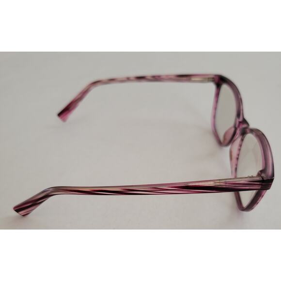 Enhance Lilac Stripe 4148 Eyeglass Glasses FRAMES ONLY 54 17 140 Light Weight - Picture 6 of 8